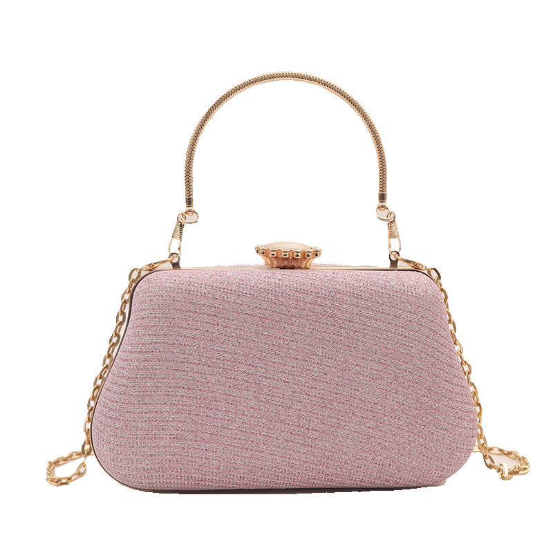 Advanced Texture Elegant Lady Banquet Small Handbags Women's Dinner Bag Dress Garment Bag Chain Crossbody Small Square Bag