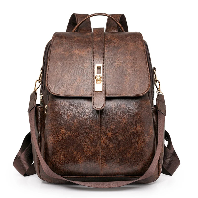 Leather backpacks