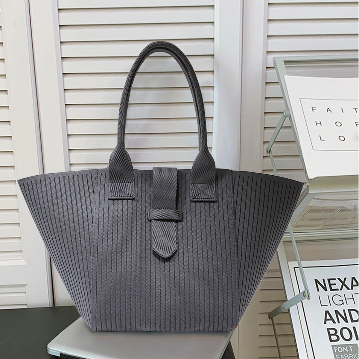 Women Tote Bag Black Personalized Female College Student Handbag Large Capacity Green White-collar Commuting Gray shoulder Bag